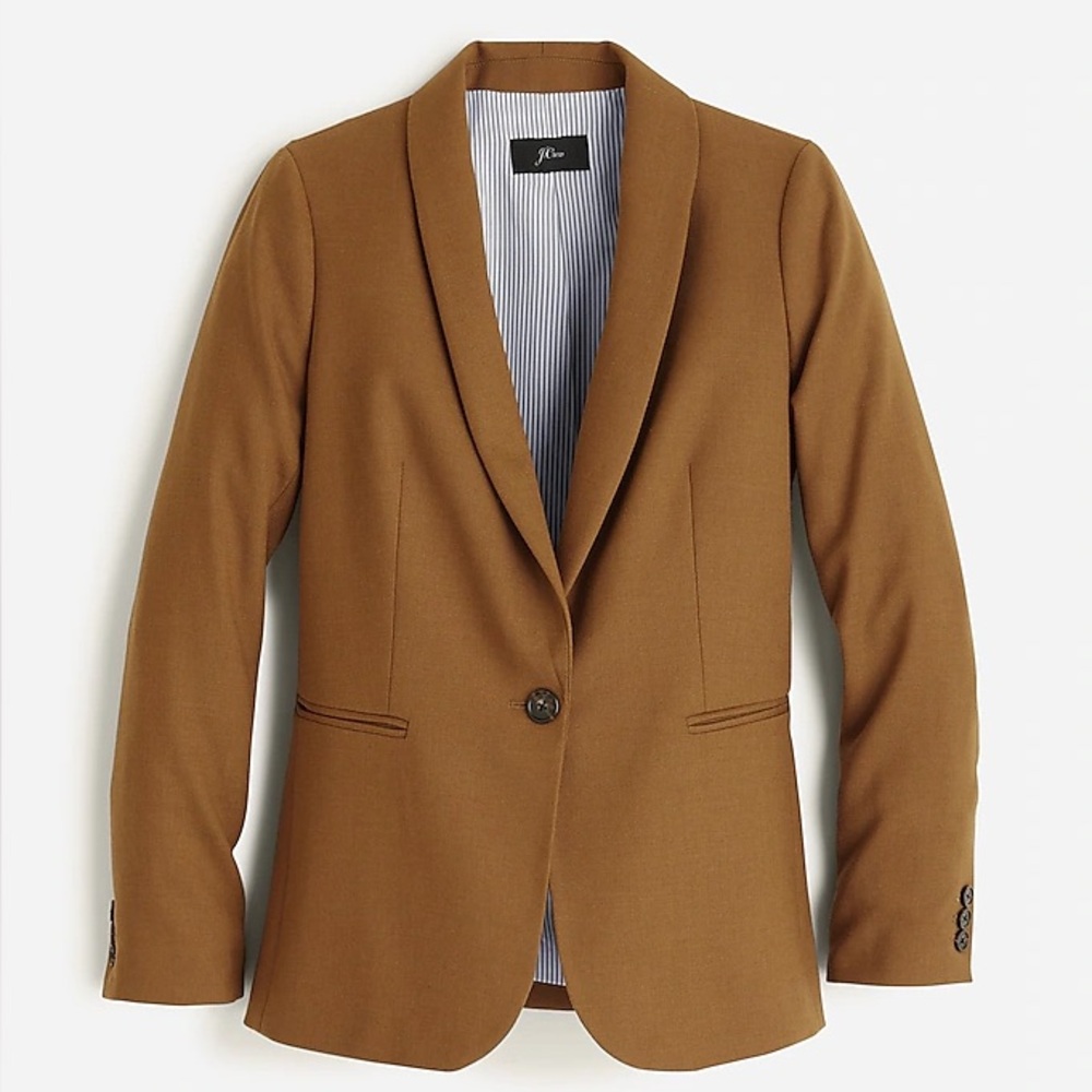 J. Crew Parke Tan Blazer
